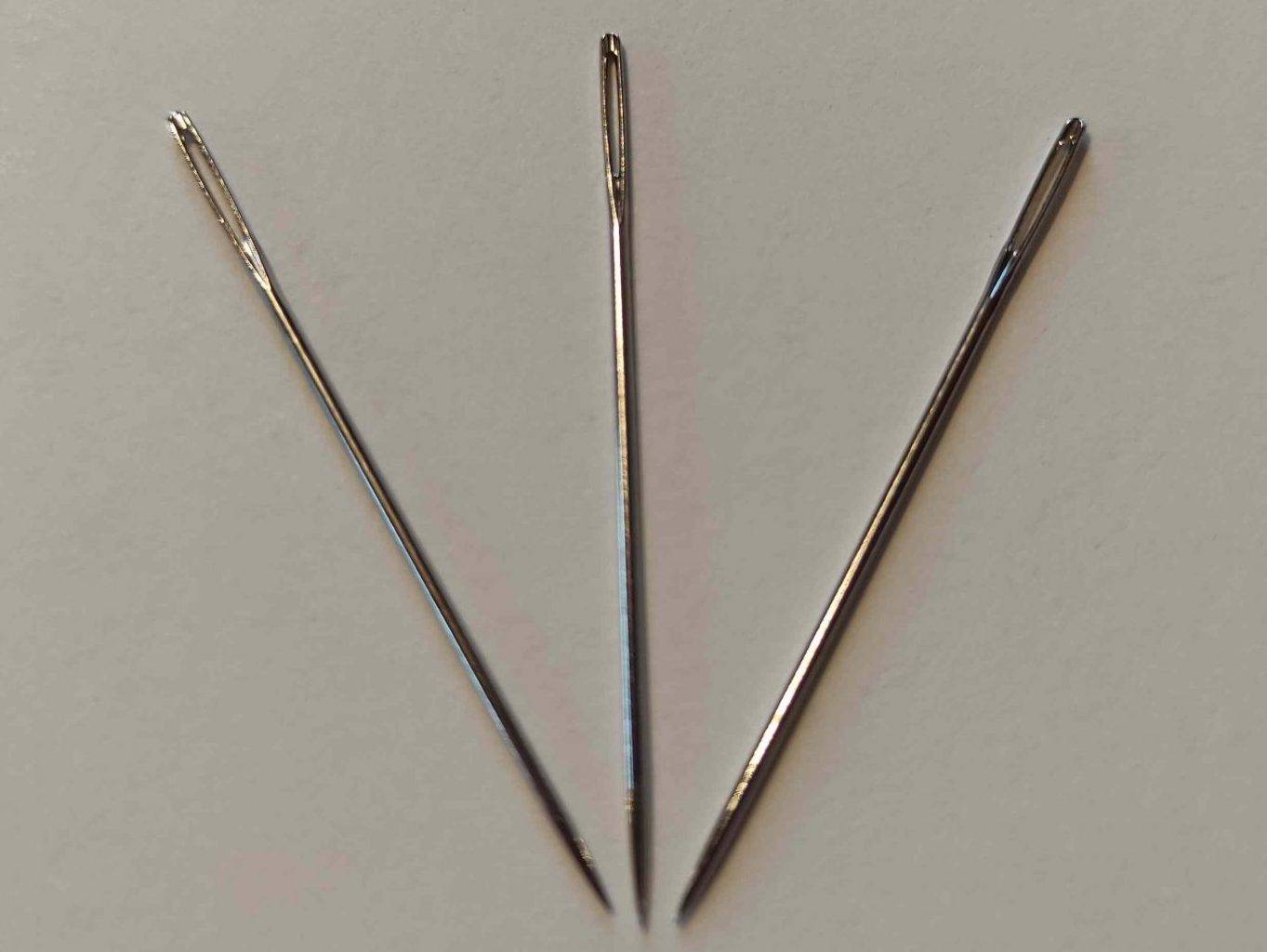 Borduurnaald fijn (3x)