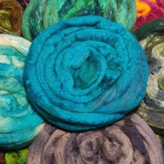 Regenboog specials - Regenboog geverfde Australische Merino (70%) en Moerbei zijde (30%)